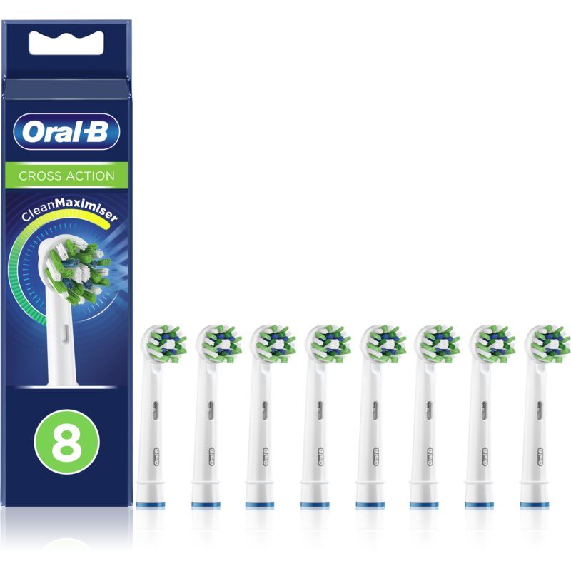 Oral B Cross Action CleanMaximiser náhradné hlavice na zubnú kefku 8 ks