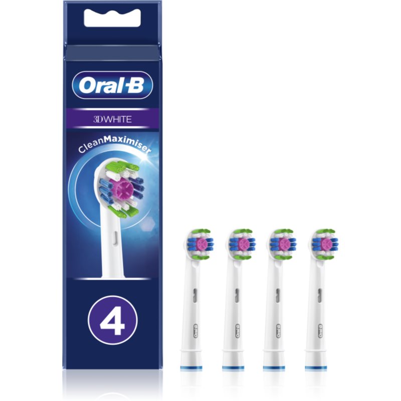Oral B 3D White CleanMaximiser змінні головки для зубної щітки 4 кс