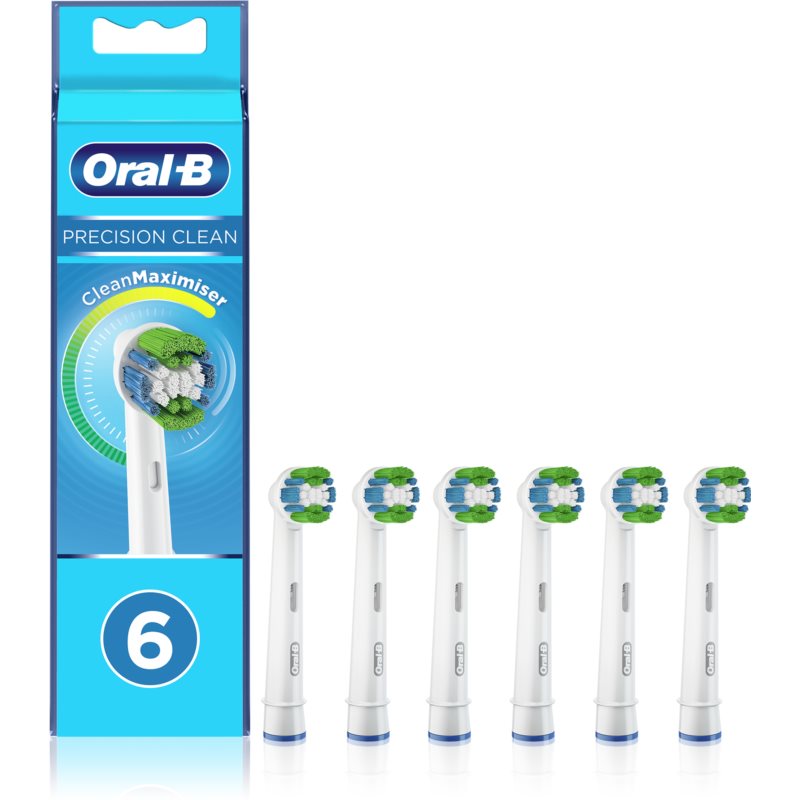 Oral B Precision Clean CleanMaximiser Ersättningshuvuden för tandborste 6 st unisex