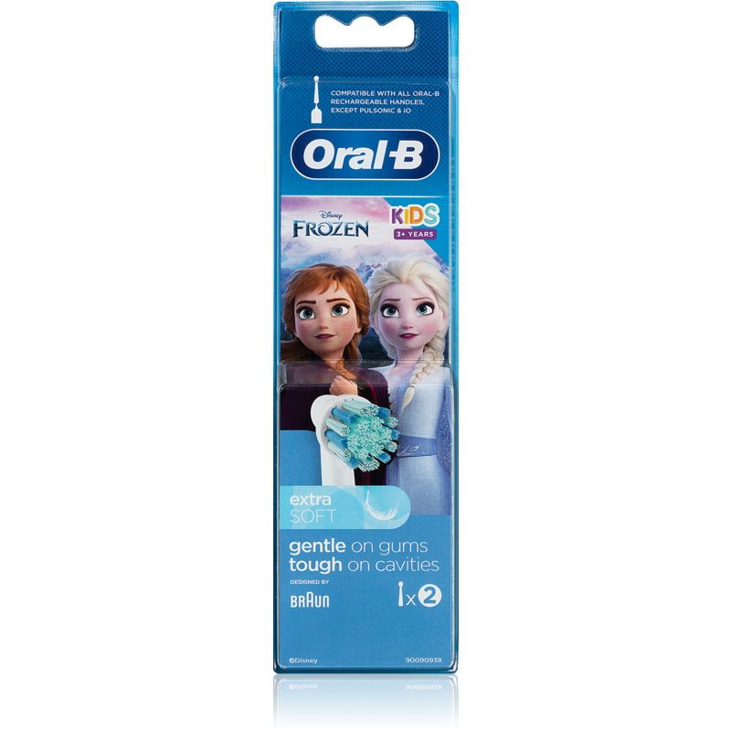 Oral B Vitality D100 Kids Frozen spare heads extra soft from 3 years old 2 pc

