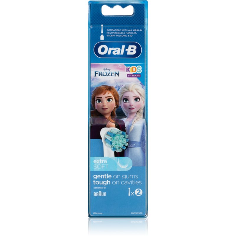 Oral B Vitality D100 Kids Frozen змінні головки екстра м'яка від 3 років 2 кс