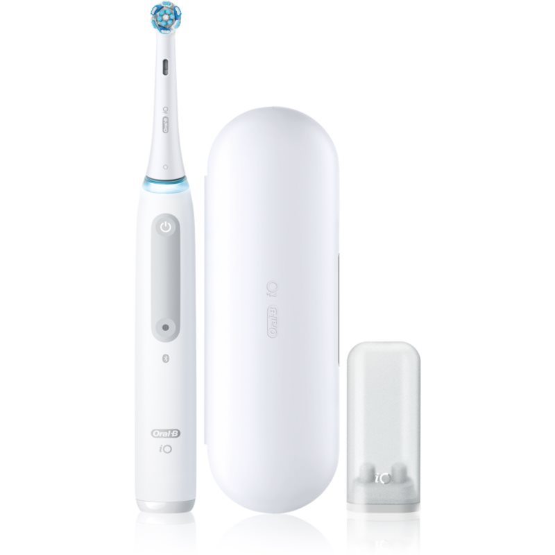 Oral B IO4 електрична зубна щітка з чохлом Quite White