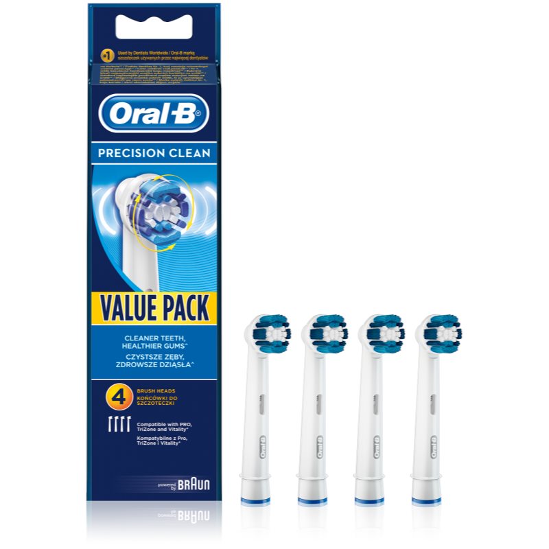 

Oral B Precision Clean EB 20 змінні головки для зубної щітки 4 шт