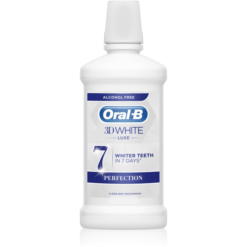Oral B 3D White Luxe balinamasis burnos skalavimo skystis 500 ml