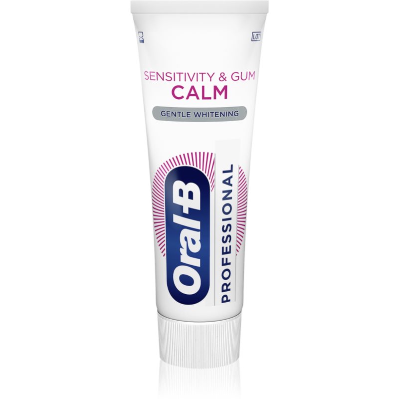 Oral B Professional Sensitivity & Gum Calm Gentle Whitening bleichende Zahnpasta 75 ml