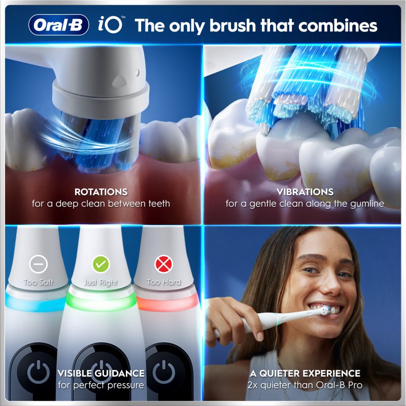 Oral-B iO6 Connected Coach elektrický zubní kartáček s pouzdrem DUO BALENÍ 2 ks (obrázek 4)