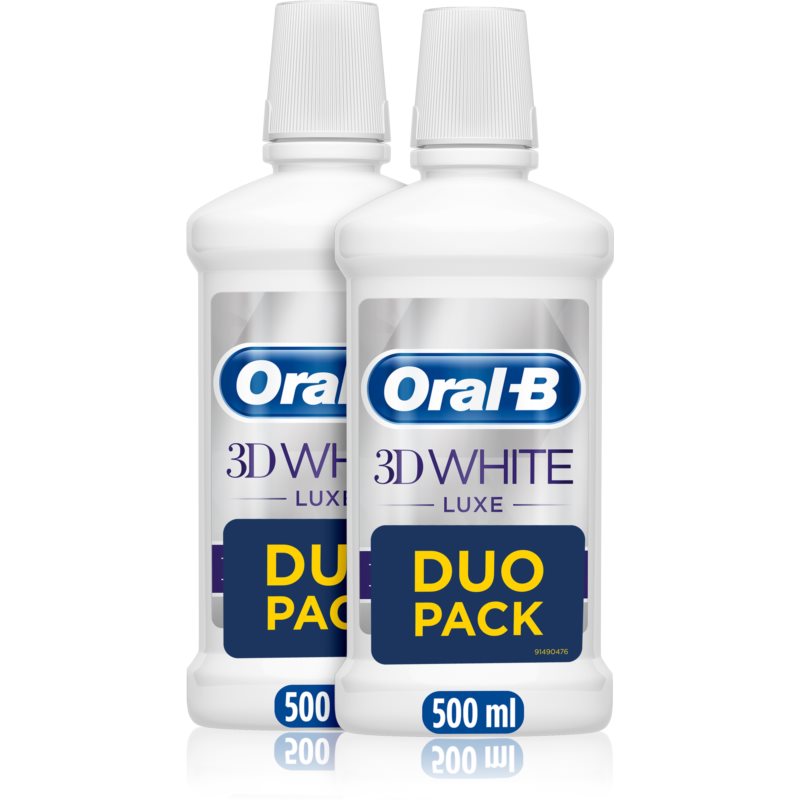 Oral B 3D White Luxe рідина для полоскання рота 2x500 мл