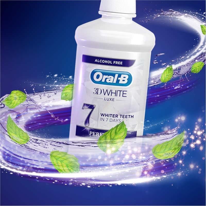 Oral B 3D White Luxe Mouthwash 2x500 Ml