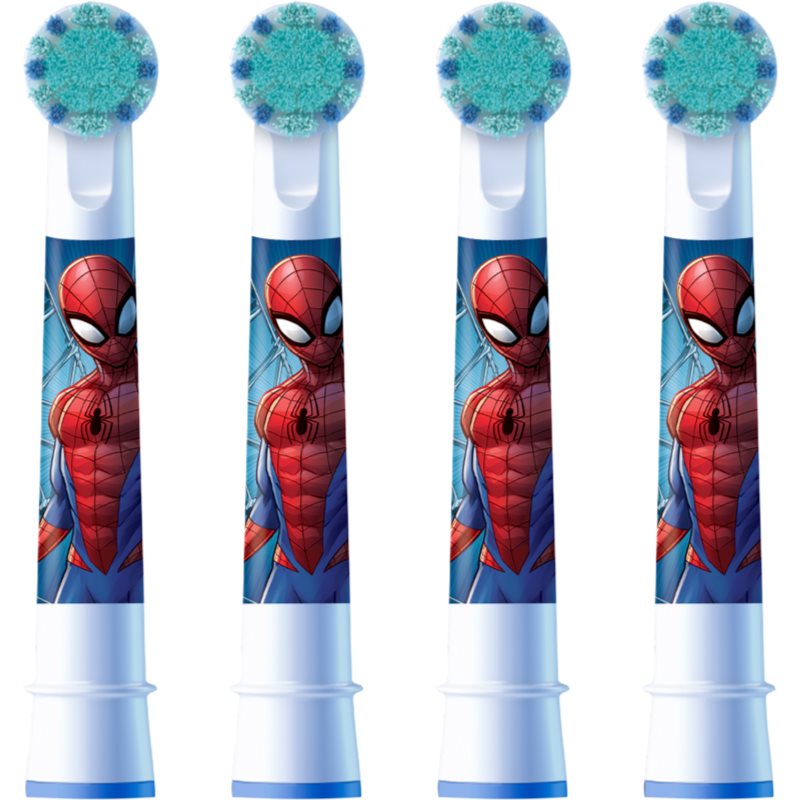 Oral B PRO Kids 3+ Toothbrush Replacement Heads For Children Spiderman 4 Pc