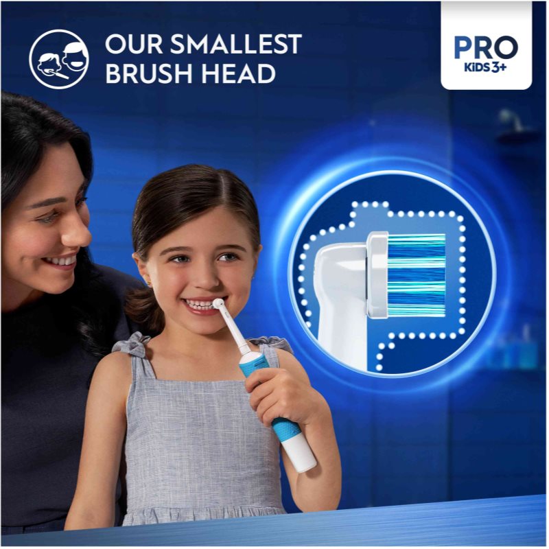 Oral B PRO Kids 3+ змінні головки для зубної щітки для дітей Spiderman 4 кс