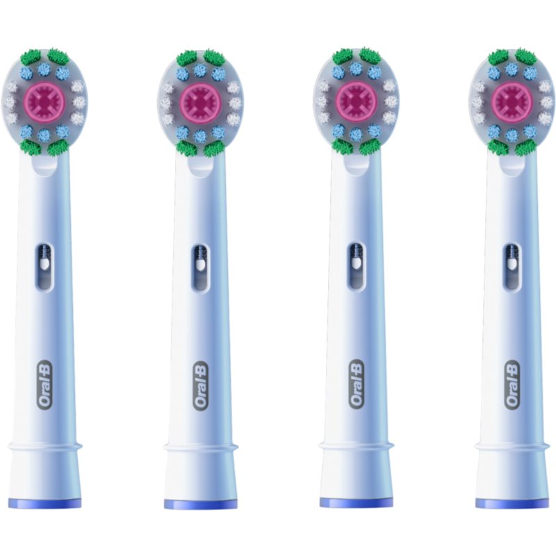 Oral B PRO 3D White Toothbrush Replacement Heads 4 Pc