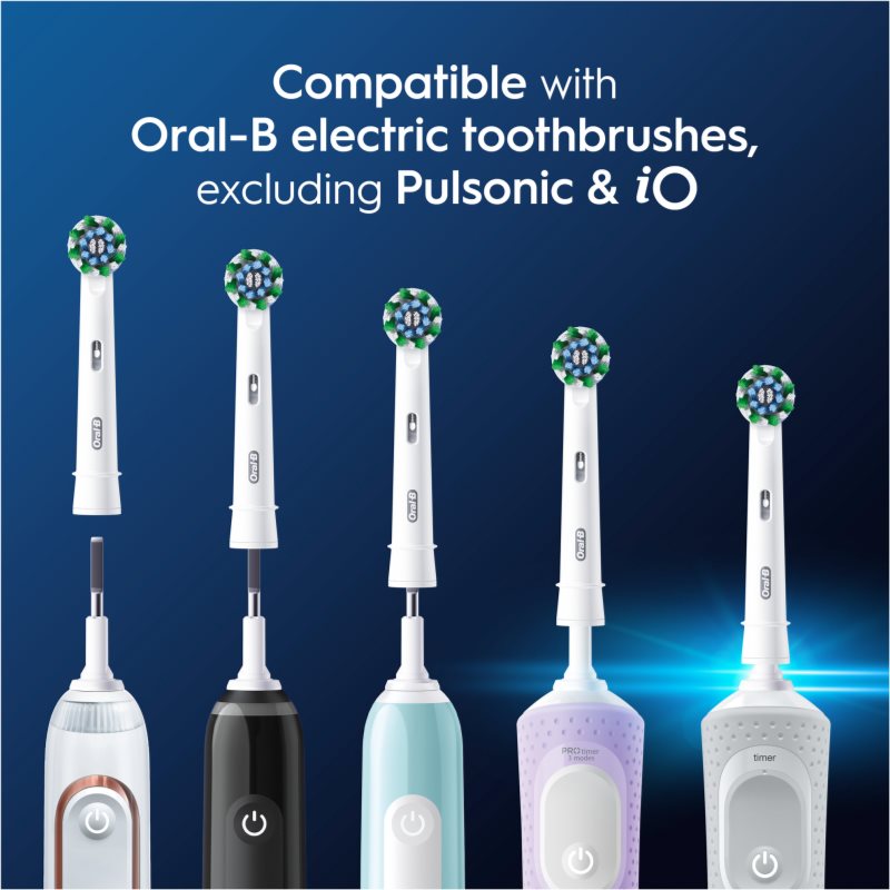 Oral B PRO Cross Action Toothbrush Replacement Heads 8 Pc