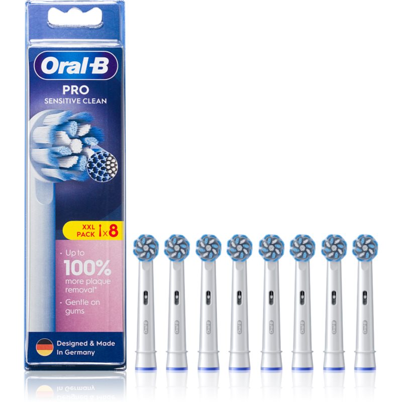 Oral B PRO Sensitive Clean toothbrush replacement heads 8 pc
