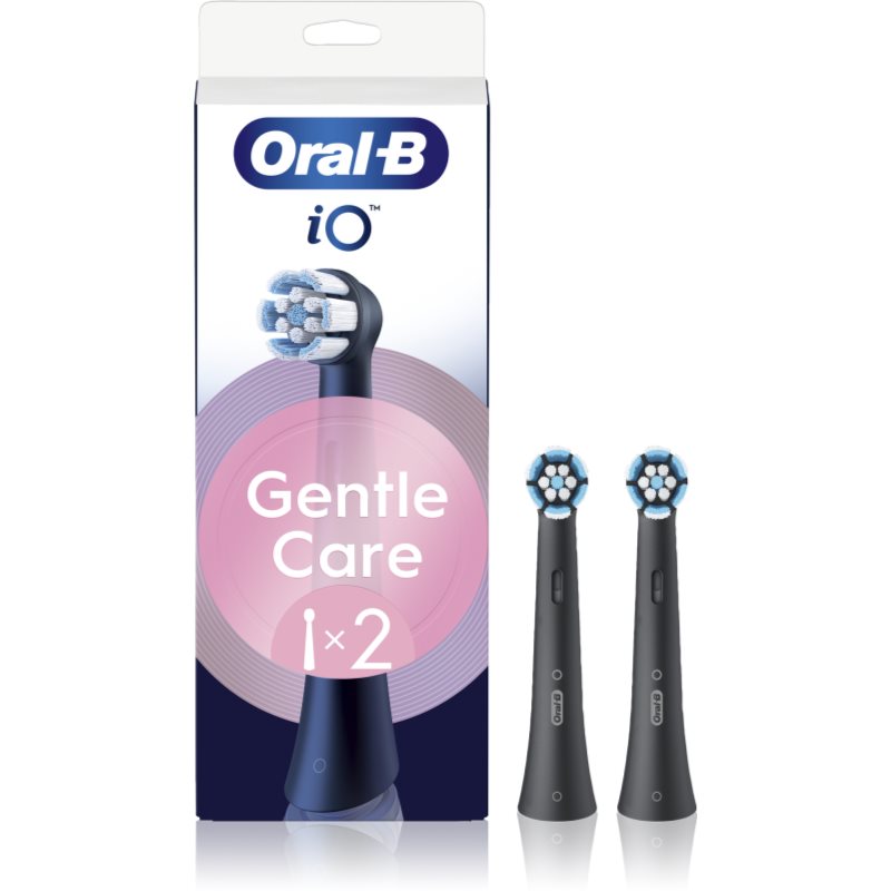 Oral B iO Gentle Care náhradní hlavice pro citlivé dásně Black 2 ks