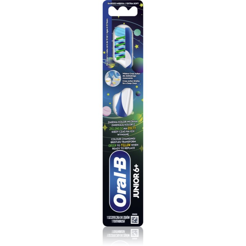Oral B Junior 6+ zubní kartáček pro děti 6-12 let 1 ks