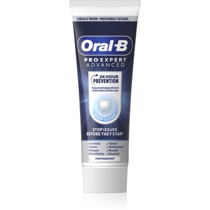 Oral B Pro-Expert Advanced Deep Clean Zahnpasta zur gründlichen Zahnreinigung Peppermint 75 ml