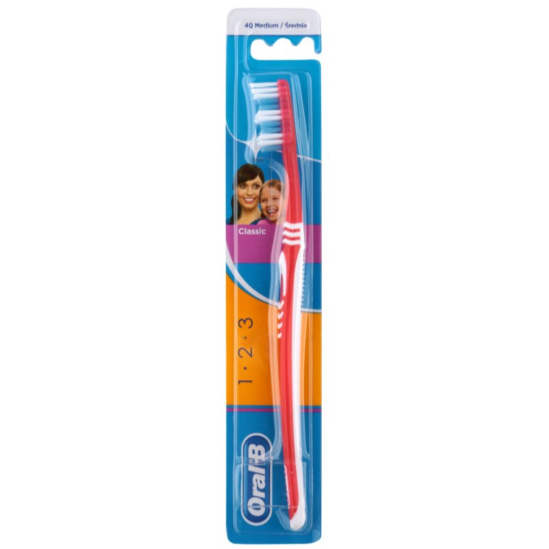 

Oral B 1-2-3 Classic CareClassic Care зубна щітка середньої жорсткості