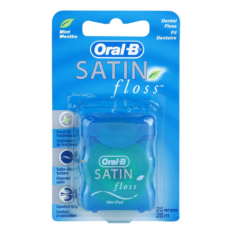 

Oral B Satin Floss Зубна нитка присмак Menthol