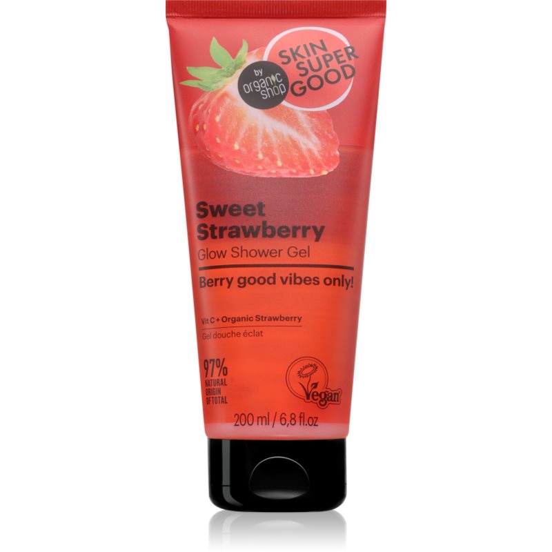 Organic Shop Skin Super Good Sweet Strawberry овлажняващ душ гел 200 мл.