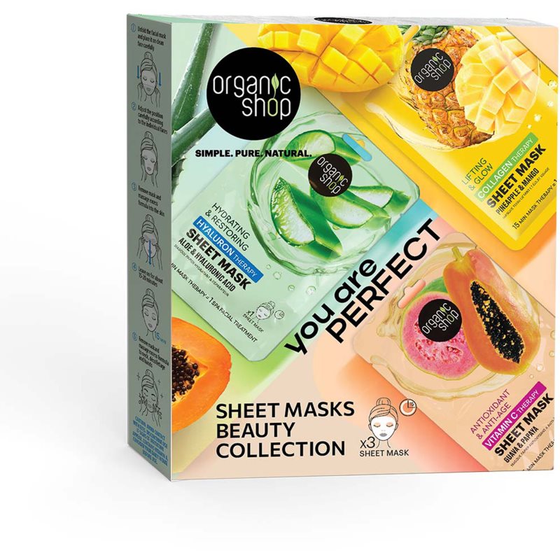 Organic Shop You Are Perfect sada plátenných masiek