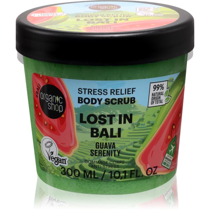 Organic Shop Lost In Bali hydratačný telový peeling 300 ml