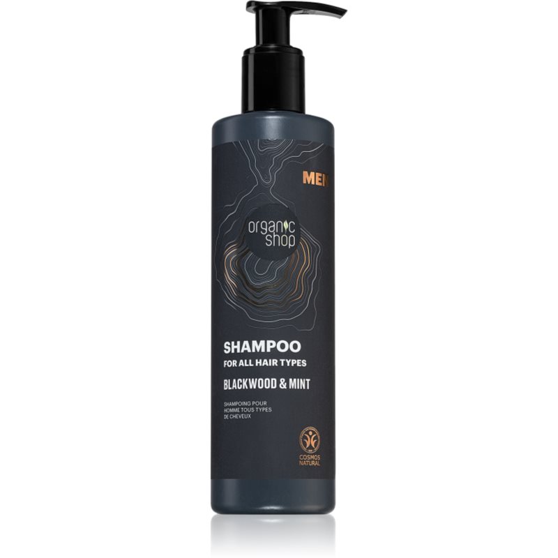 Organic Shop Men Blackwood & Mint šampon za moške 280 ml