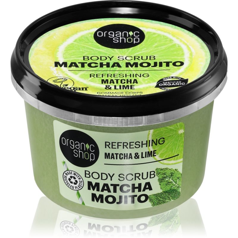 Organic Shop Matcha Mojito erfrischendes Körper-Peeling 250 ml