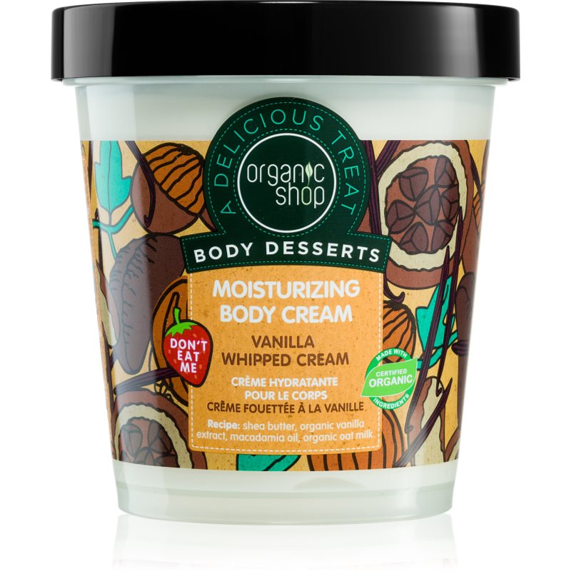 Organic Shop Organic Shop Body Desserts Vanilla ενυδατική κρέμα σώματος 450 ml