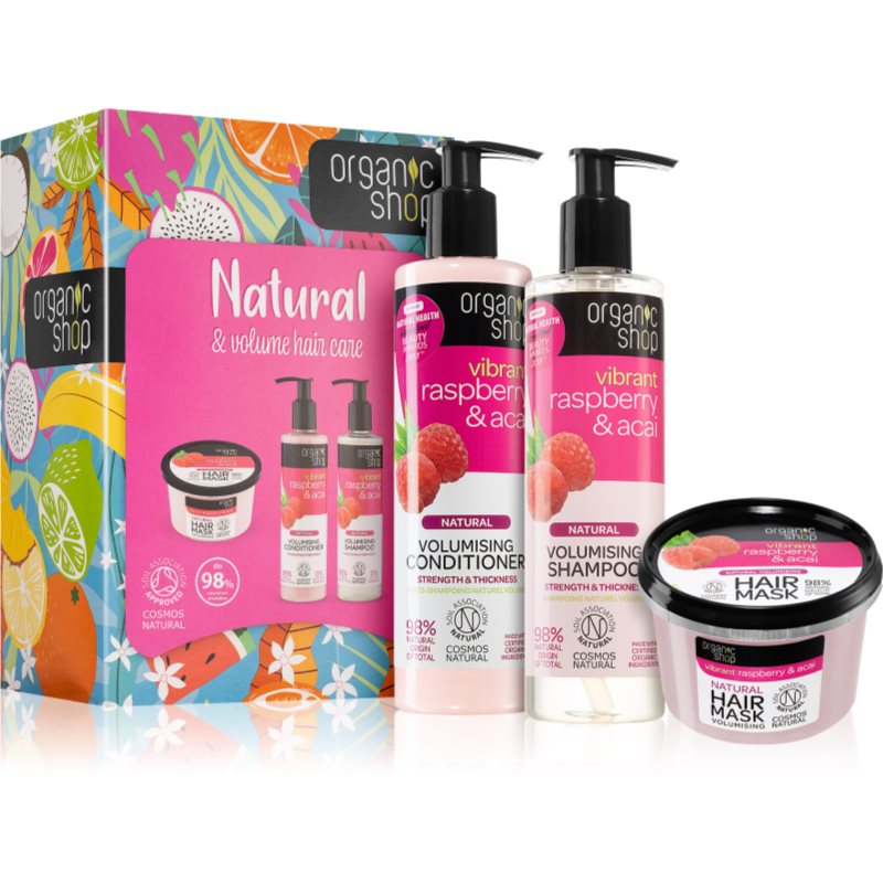 Organic Shop Natural & Volume Hair Care darčeková sada (na vlasy )