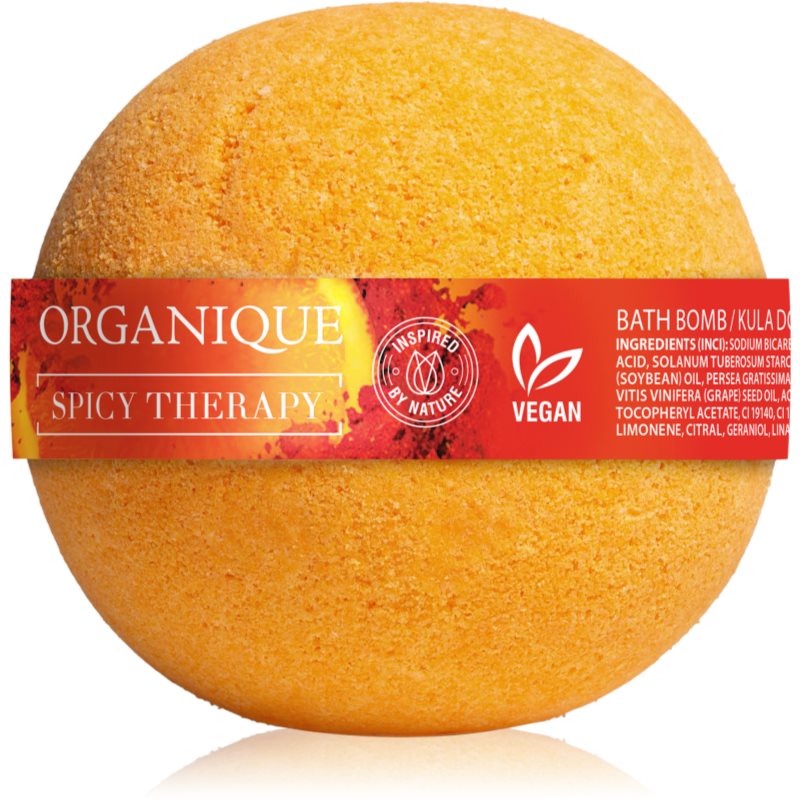 Organique Spicy Therapy Badebombe für die Badewanne 70 g