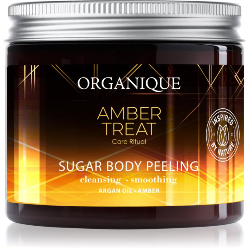 Organique Amber Treat Zuckerpeeling für zarte Haut 200 ml