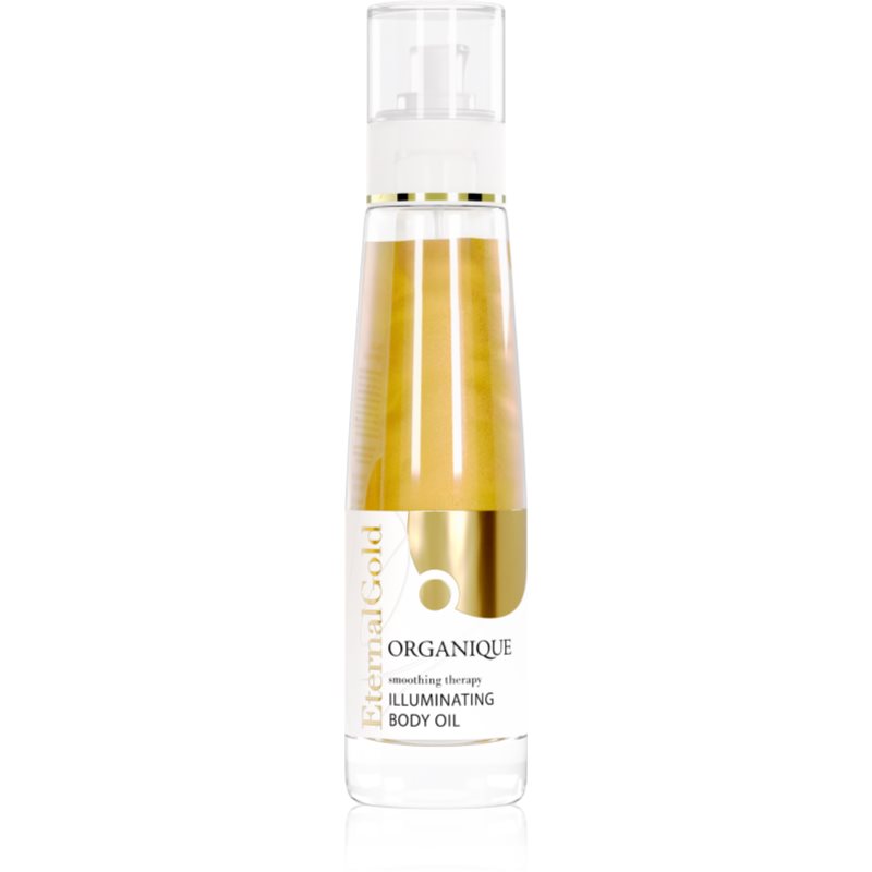 Organique Eternal Gold Smoothing Therapy suchý tělový olej se třpytkami 100 ml
