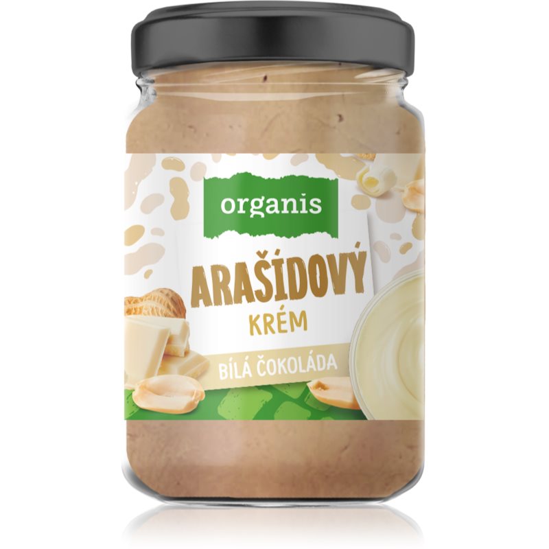 Organis Arašidový krém Biela čokoláda orechová nátierka 920 g