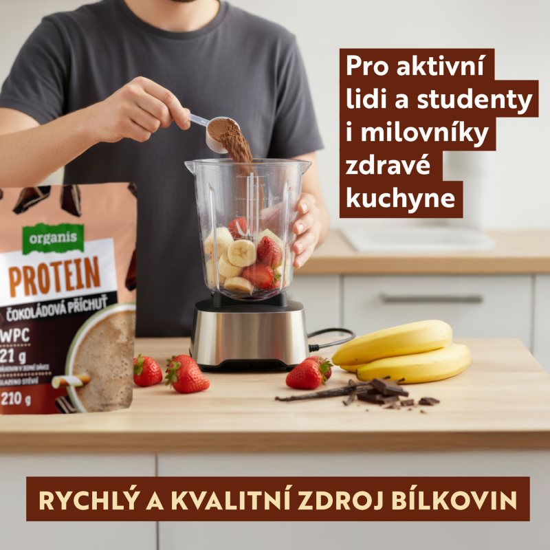 Organis Protein syrovátkový protein příchuť Chocolate 210 g (obrázek 4)