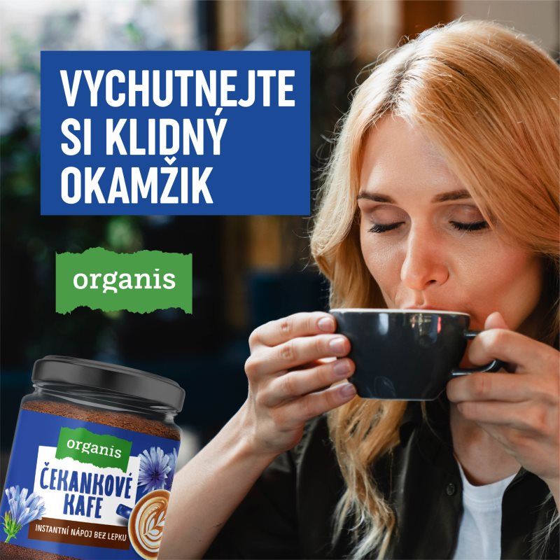 Organis Čekankové kafe rozpustný nápoj bez kofeinu 100 g (obrázek 6)
