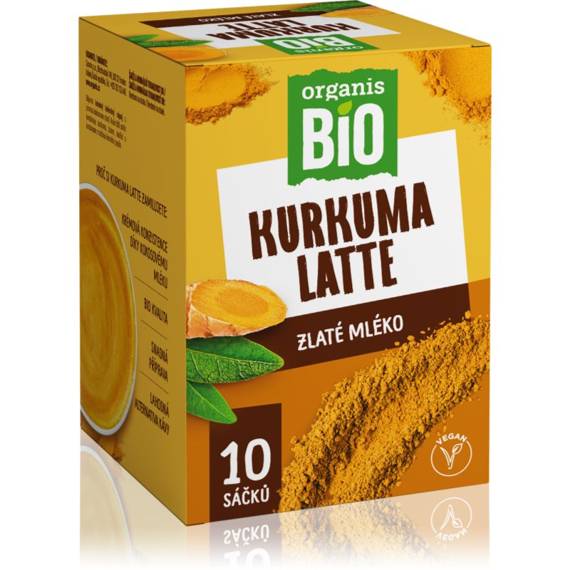 Organis Kurkuma latte 10x28g