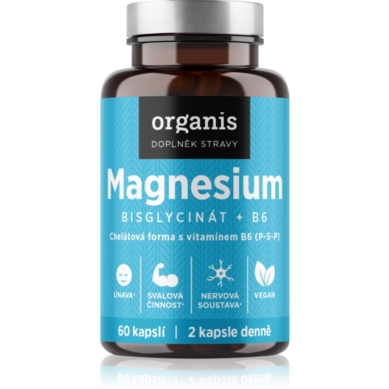 Organis Magnesium Bisglycinát+B6 cps.60
