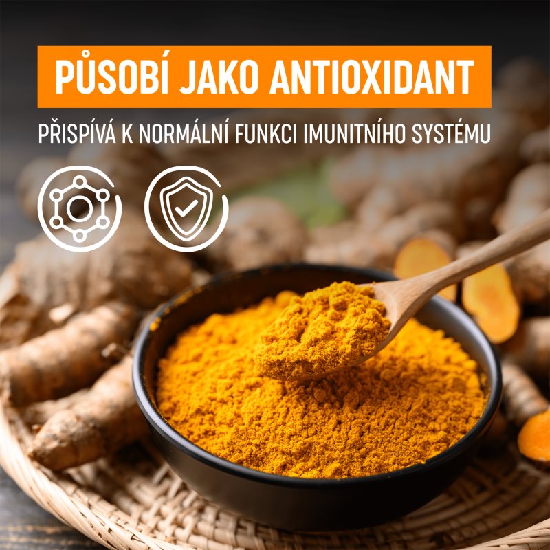 Organis Kurkumin + piperin kapsle pro udržení vitality 60 cps (obrázek 3)