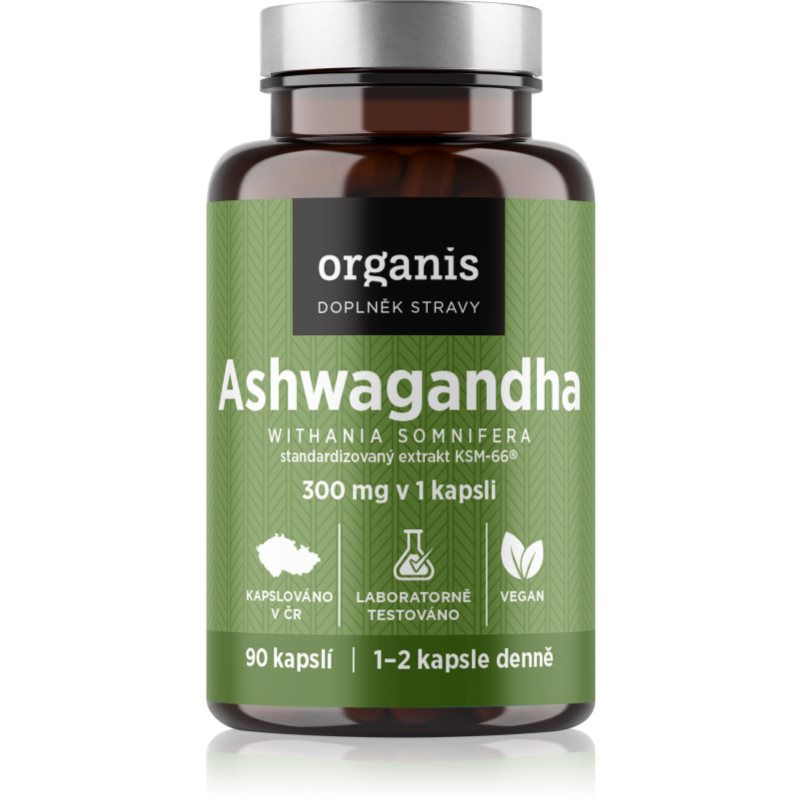 Organis Ashwagandha 300 mg 90 kapslí