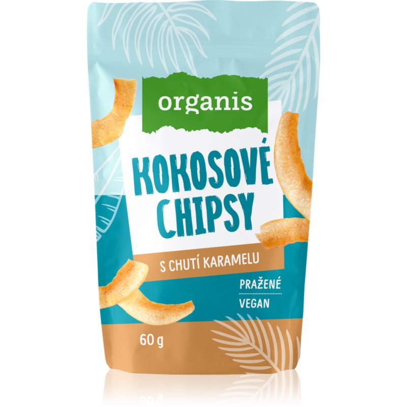 Organis Kokosové chipsy s karamelem kokosové chipsy 60 g