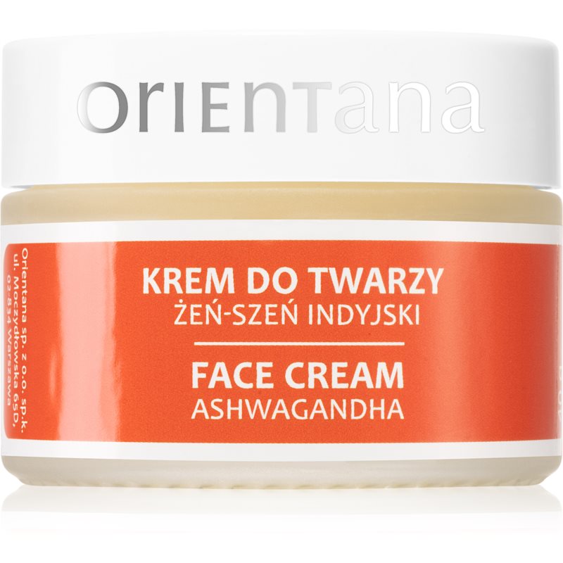 Orientana Ashwagandha Face Cream drėkinamasis veido kremas 40 g