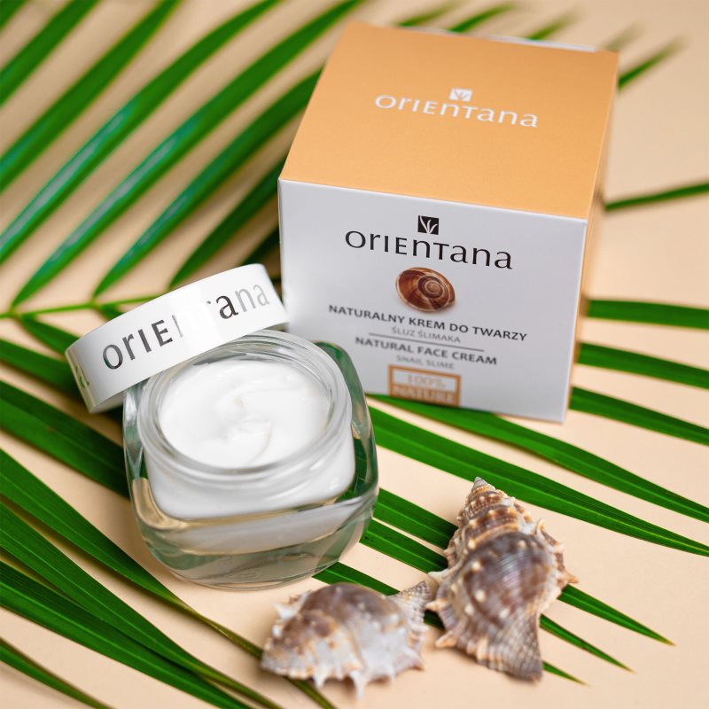 Orientana Snail Natural Face Cream відновлюючий крем для шкіри обличчя 50 мл
