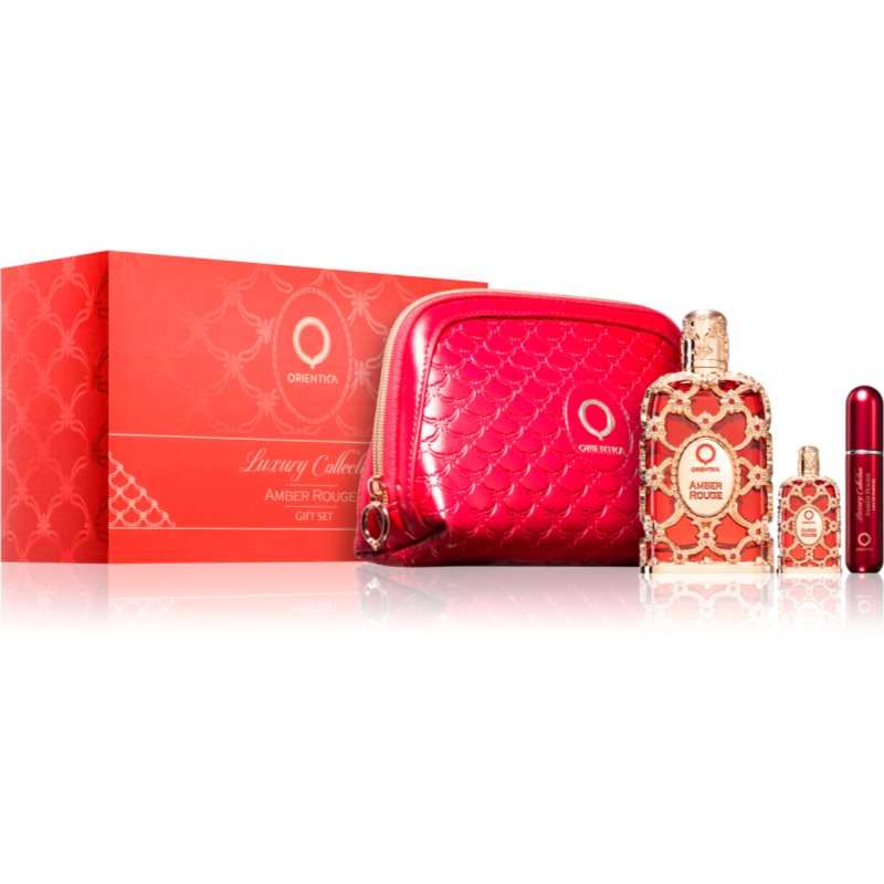 Orientica Amber Rouge gift set unisex
