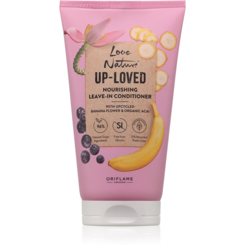 Oriflame Love Nature Up-Loved Upcycled Banana Flower & Organic Acai незмиваючий кондиціонер з поживним ефектом 150 мл