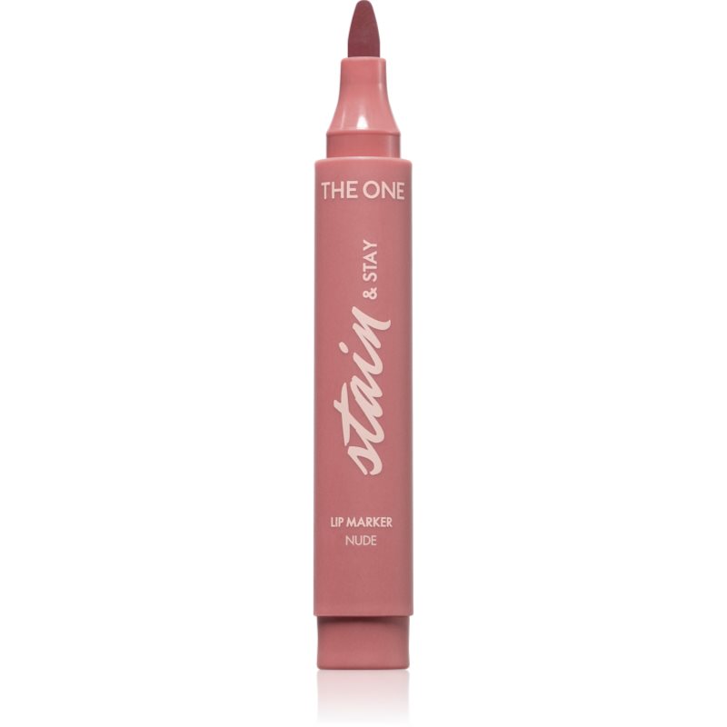 Oriflame The One Stain & Stay dlouhotrvající rtěnka ve fixu odstín Nude 2.5 g