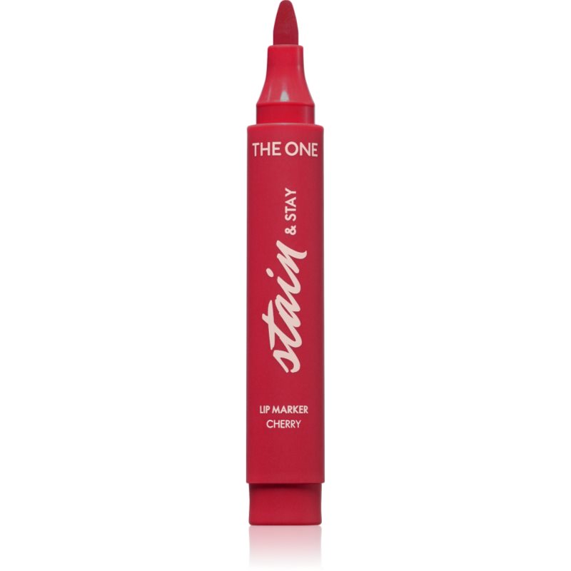 Oriflame The One Stain & Stay szminka trwała w markerze odcień Cherry 2.5 g