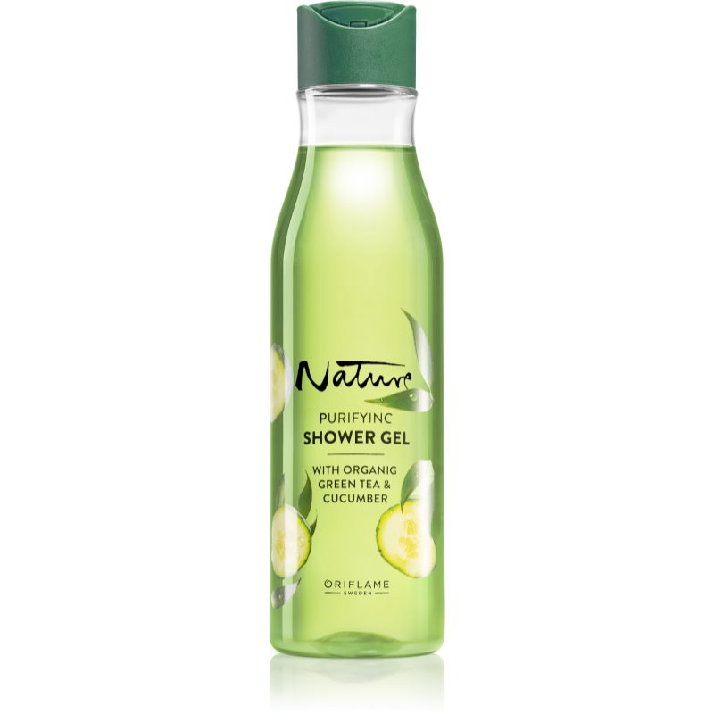 Oriflame Love Nature Green Tea & Cucumber gel za tuširanje s mliječnom kiselinom 250 ml