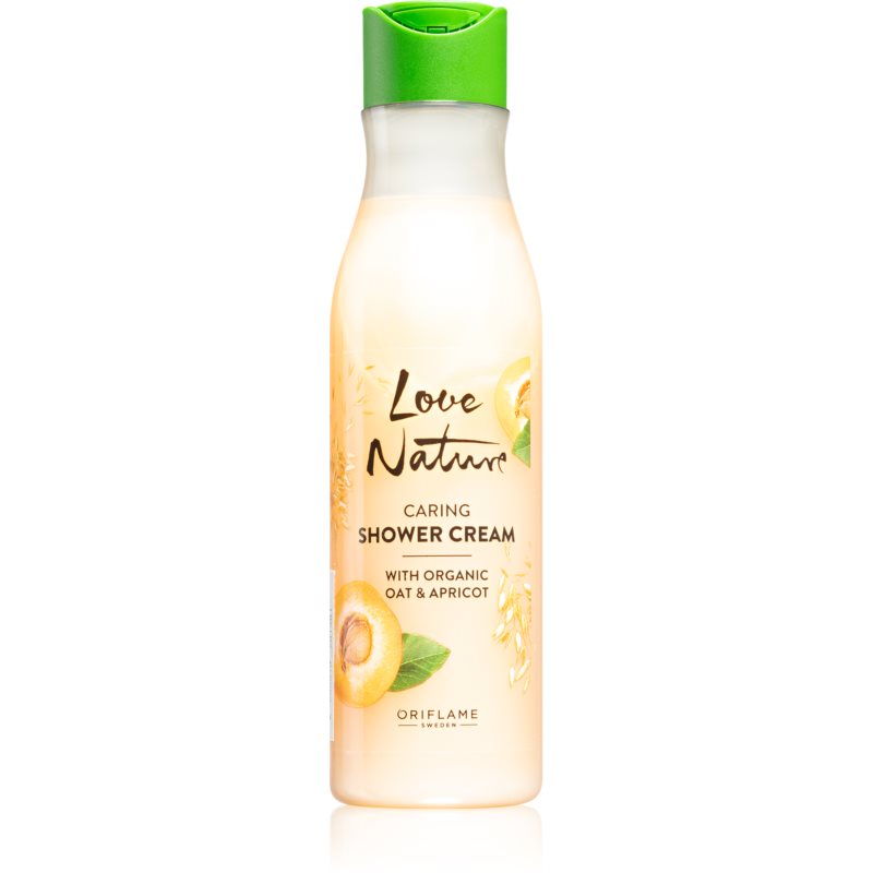 Oriflame Love Nature Organic Oat & Apricot upokojujúci sprchový gél 250 ml