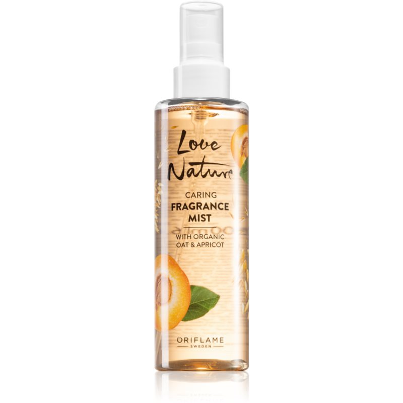 Oriflame Love Nature Organic Oat & Apricot osviežujúci telový sprej 200 ml
