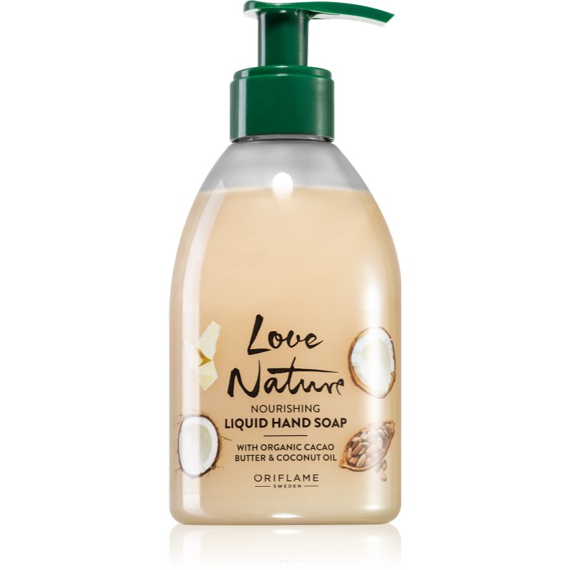 Oriflame Love Nature Cacao Butter & Coconut Oil Närande flytande tvål för händer 300 ml female